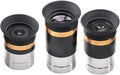 Wide Angle Aspheric Eyepiece Set - 1.25 inch - Upgraded with Soft Eyecup [4mm, 10mm, 23mm]