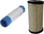 RAParts Inner & Outer Air Filter Set Fits John Deere Models: F735 X495 X595 X740 X744