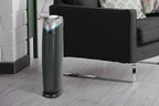 GermGuardian 3-In-1 HEPA Air Purifier for Home, Large Rooms Up To 915 Sq. Ft. with HEPA Air Filter, UV-C Light & Odor Reduction, AC5000E, 28" Tower, Gray