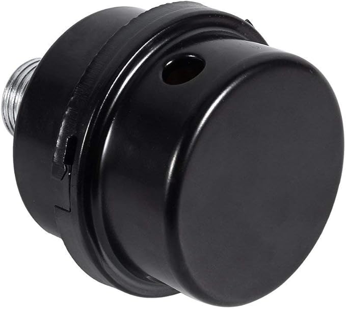2PCS Metal Intake Filter Sound Muffler - Air Compressor Silencer (1/2"PT 20mm)