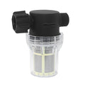 GIEX 60 Mesh Garden Hose Filter with Quick Connect, 3/4" GHT Thread Sediment Trap for Pool and Water Tank Pre-Filtration