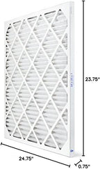 AIRX WICKED CLEAN AIR. 24x25x1 Air Filter MERV 13 Pleated HVAC AC Furnace Air Filter, Health 6-Pack, Made in the USA