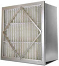 RIGID-PACK 24x24x12 Rigid Box Air Filter – MERV 14/95% ASHRAE HVAC Filter – Radial V-Pleat, Metal Frame, No Header – High-Efficiency Replacement for Commercial & Industrial Systems