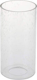 GoLucky Glass Cylinder Shade Accessory - Glass Lamp Fixture Shade Replacement - 4.7"D x 14"H