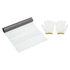 PATIKIL 40" L x 16" W Woven Wire Mesh, 150 Mesh 304 Stainless Steel Air Vent Filter Screen with Gloves for Window Security Vent Cover Filtration Animals Fence