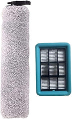 Replacement Roller Brush Filter for CrossWave HF2 3845N 3831 Floor Scrubber, For Plastic Filter Unit, Compatible with Wet Dry Cleaning Models(Rolling brush)