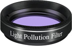 1.25inch Light Pollution Filter for Telescope, Perfect for Viewing Moon and Planets, Metal Cell and Optical Glass