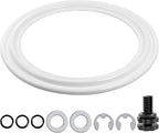 2Pcs Diaphragm Gasket, Fits Hayward Perflex DECX5000G,EC40AC,EC50,EC50C,EC50A,EC50AC Series Extended DE Filter,W/ECX1014A Bump Shaft Kit ECX1011 ECX9611246 ECX1014, Part NO. HAY-051-1507,EC-50C,EC-40C