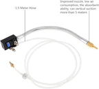 YWY Mist Coolant Lubrication Spray System with Check Valve and Stainless Steel Flexible Pipe for Metal Cutting Engraving Cooling Machine/Air Pipe CNC Lathe Milling Drill