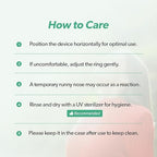 3-Ply Nose Filter Reusable Breathable Nasal Plugs Air Filteration for Dust, Pollution, Block Cold Air - Pack of 3 (Small)