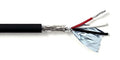 3C 22AWG AMSB Shielded Cable Wire (UL2464) - Highly Flexible Str TC, PVC Ins, OS+TC BRD, PVC JKT for CNC Machine, Stepper Motor, VFD Spindle (Matte Black 50FT)