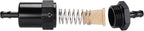 5/16" Billet Inline Fuel Filter 30 Micron Aluminum Black