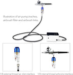 HUBEST New Airbrush Filter 1/8'' Comfortable Handy in-Line Mini Air Filter Moisture Water Trap Spray Pen Brush Tool Oil-Water Separator