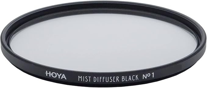 Hoya 67mm Mist Filter Black Diffuser No. 1 - Black Mist Filter for Camera Lenses - Soft Diffusion Effect for Portrait Photography & Cinematic Look, Reduces Contrast & Softens Wrinkles