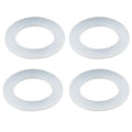 4PCS 110mm (4.33") Silicone Sealing Gaskets - Leak-Proof Washers for Kitchen Sink Drain, Waste Pipe & Inclined Sliding Joints