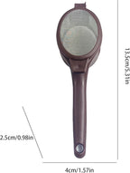 Coffee Filter Spoon - Portable Fine Mesh Brewing Tool For Smooth Extraction, Ergonomic Handle Design For Comfortable Grip With Efficient Straining Function, Multi Use Utensil