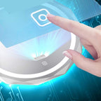LED Bathroom Mirror with Lights and Demister Pad Wall Mounted Touch Sensor Bathroom Mirrors Anti Fog for Makeup Cosmetic Miroir Antidéflagrant (White Light 60cm)