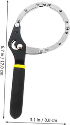 2Pcs Adjustable Oil Filter Wrench for Trucks and Farm Equipment Tool for Easy Removal of Tough Oil Filters Tight Spaces