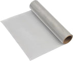 Woven Stainless Steel Wire Mesh, 250 Mesh Durable & Flexible, Fine to Large Mesh, Ideal for Filters, Screens, Rodent & Insect Protection (Silver 0.25x1m)