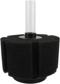 XY-280 Bio Fish Aquarium Medium Cylinder Soft Sponge Water Filter, Black