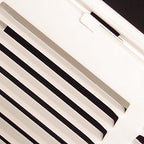 16" X 12 Steel Return Air Filter Grille for 1" Filter - Removable Face/Door - HVAC DUCT COVER - Flat Stamped Face - White [Outer Dimensions: 18.5 X 13.75]