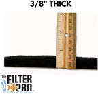 Carbon Fine Filter Media, 3/8" Thick, 12" x 120" Roll, Perfect for Aquariums, Ponds or Water Gardens, Made in USA