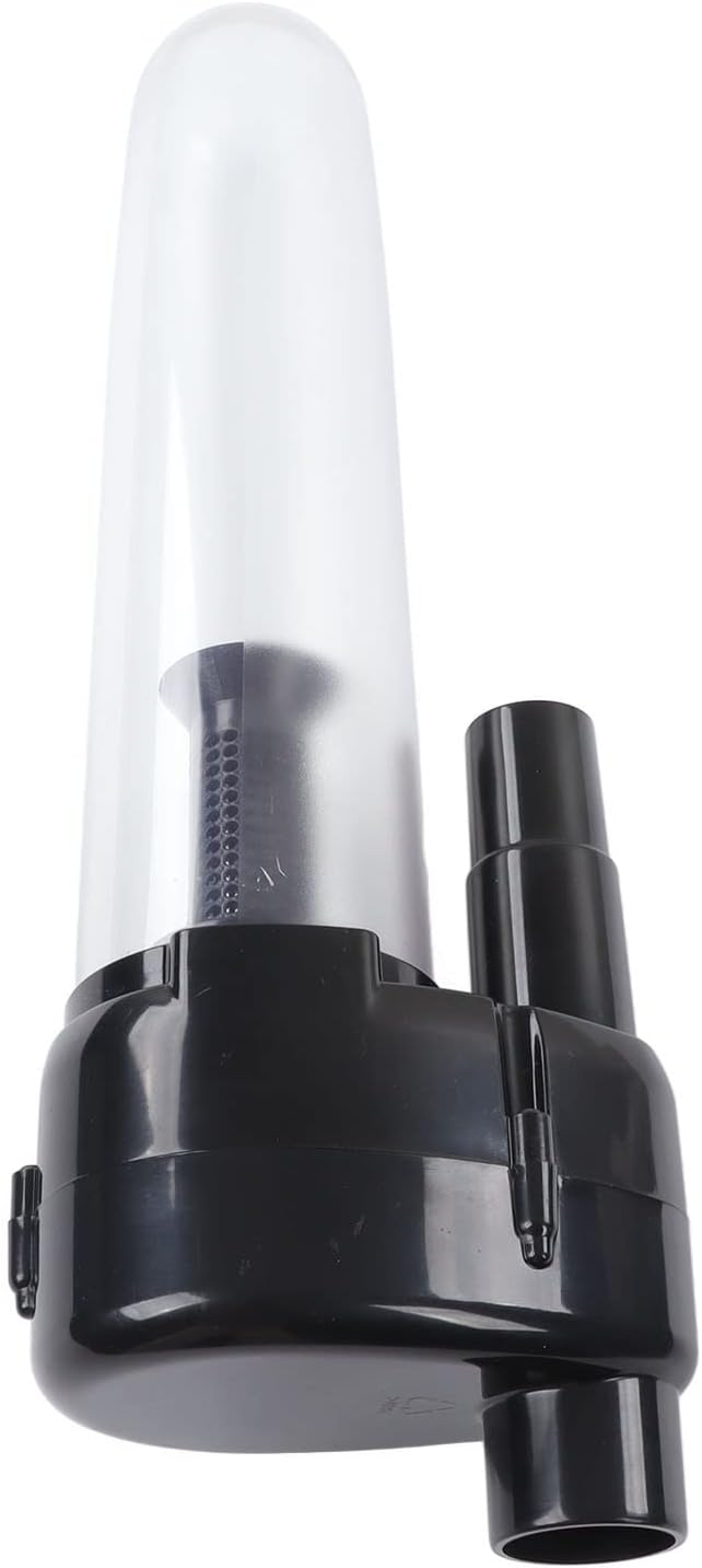 Vacuum Cleaner Filter Dust Collector, ABS Material with 2 Connectors for 32mm and 34.5mm Hoses - Motor Protection, Easy Cleaning, Durable and Lightweight Design