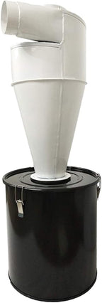 TECHTONGDA Cyclone Dust Separator 5.9inch Outlet for Vacuum Dust Collector Extractor Filter Woodworking with 13.2 Gallon Collection Drum
