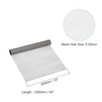 PATIKIL 40" L x 10" W Woven Wire Mesh, 300 Mesh 316L Stainless Steel Air Vent Filter Screen for Window Security Vent Cover Filtration Animals Fence