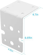 Whole House Mounting Bracket,Housing Mounting Metal Bracket,for 10" and 20" Water Filter Housing, Compatible with Pentek 244047, 150578, MC-1A, 150061