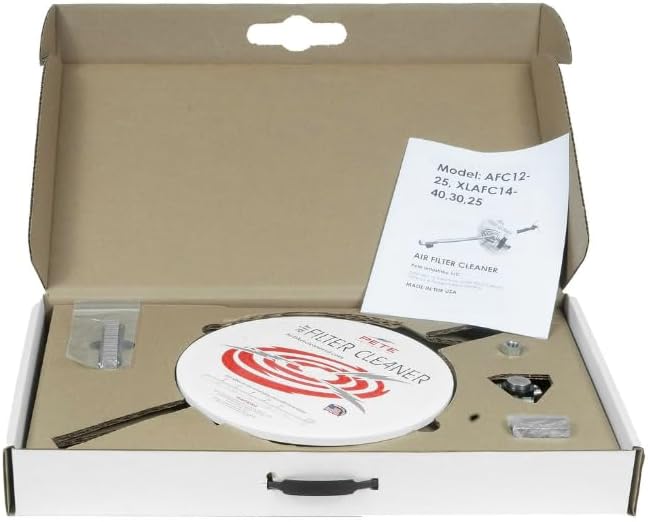 Air Filter Cleaner XL Extra Large Tool kit Cleans 6-14" Filters. Heavy Duty Tool to Clean dust Collection Units in Manufacturing.
