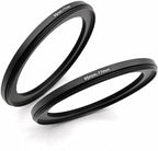 95 to 77mm Metal Step Rings, 95mm to 77mm Step Down Ring Filter Ring Adapter for 95mm Camera Lens & 77mm UV CPL ND Filters Hoods Caps LingoFoto