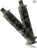 Membrane Solutions Straw Water Filter S1, NSF/ANSI 42&372&401 certificated, Survival Filtration Portable Gear, Emergency Preparedness, Supply for Drinking Hiking Camping Team Family Outing