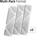 Fluval Flex 2.0 Poly-Carb Cartridge – 3 Pack Replacement Filter Media for Flex 2.0 Aquariums – Dual Mechanical & Chemical Filtration – Removes Toxins, Odors & Debris – Carbon-Impregnated Design