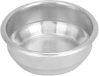 Fdit 58mm Stainless Steel Coffee Filter Basket Single Layer Double Doses Filter Coffee Machine Replacement Parts
