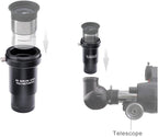Complete Telescope Eyepiece Set - Multi-Coated Optics - 1.25 inch Eyepiece Set with 4mm, 10mm, 20mm Lenses, 5X Barlow Lens, 2 Moon Filters, 2 Polarizing Filters