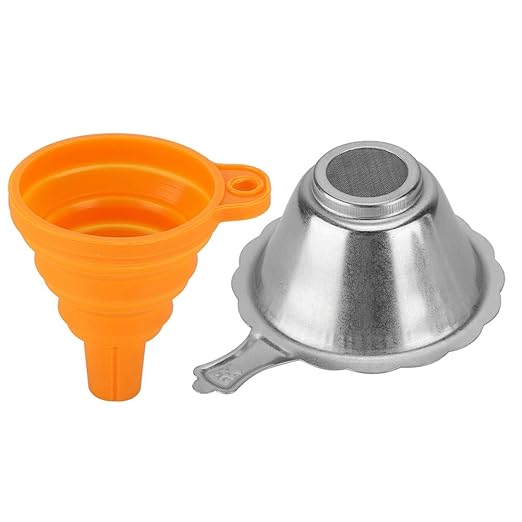ASHATA 3D Printer Resin Filter,3D Printer Accessories Photosensitive Resin Filter Funnel Combination Light Curing Consumable Filter,Resin Filter Cup+Silicon Funnel Disposable for 3D Printer