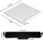 68406048AA 68052292AA Air Conditioning Filter Cabin Air Filter & Filter Access Door Compatible with Chrysler Dodge Vehicle 200, Ram 1500 2500 3500 2011-2019 Replaces 68318365AA 5058693AA