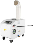 300W Agricultural Ultrasonic Humidifier, Automatic Ultrasonic Industrial Atomizer Air Humidifier Sprayer with Humidity Sensor & Water Filter, Agricultural Atomizer Cooler, 160m³/h, 2.64Gal