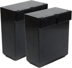 PUREBURG Replacement Filters Compatible with Break The Waves 3.8L, AIRMSEN 4L & MIDIT 3.8L Electric Kitchen Composter,2-Pack Activated Carbon Filter Air Clean