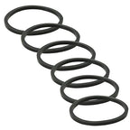 6PCS Kitchen Sink Filter Sealing Ring, Narrow Edge Rubber Gasket for Drain Pipe, Waste Pipe Gasket, 2-inch Drain Pipe Sink Odor Collector Siphon, 52mm Flat Sliding Joint Rubber Ring