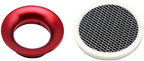 Carburetor 50mm Air Filter Cleaner Velocity Stack Modified Intake with Sponge Filter Steel Mesh Washable Resuable for PWK21-30mm PE Short Fast Intake Suggest for Small Displacement (Red New,50mm)