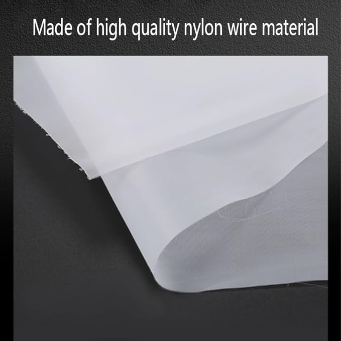 Fine Filter Mesh Nylon Fabric, Recycling Screens for Kitchen Filtration Food Wine 80-500 Mesh(160mesh 96micron,1x10 meter)