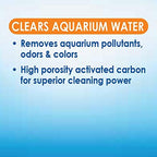 API SUPER ACTIVATED CARBON Aquarium Canister Filter Filtration Pouch 1-Count, White (729A)