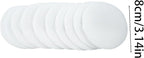 10 Pieces Filter Face Accessories Filter Parts 8 Centimeter Diameter Round for Dust Proof Integrated Respirator Mask