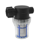 GIEX 100 Mesh Garden Hose Filter with Quick Connect, 3/4" GHT Thread Inline Sediment Trap for Pressure Washers, Sprinkler Systems & General Garden Irrigation