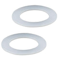2PCS Kitchen Sink Filter Sealing Ring, Drain Pipe Flat Silicone Gasket, Waste Pipe Gasket, 5.5-inch Drain Pipe Sink Odor Collector Siphon, 140mm Inclined Sliding Joint Rubber Ring