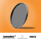 58mm X2 CPL Circular Polarizing Filter for Camera Lenses - AGC Optical Glass Polarizer Filter with Lens Cloth - MRC8 - Nanotec Coatings - Weather Sealed by Breakthrough Photography