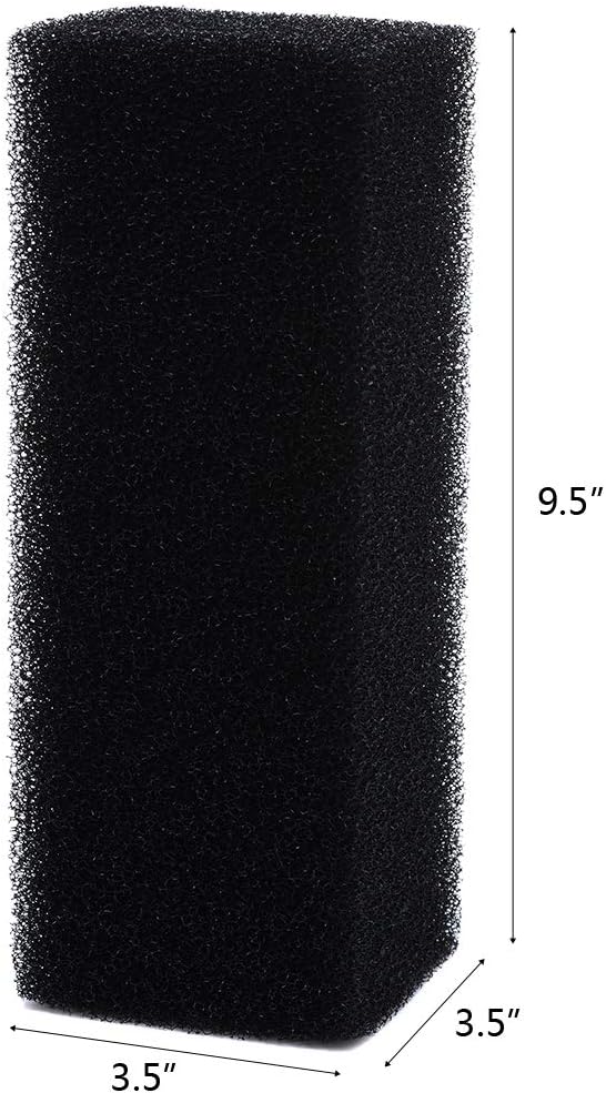 ALEGI Bio Sponge Filter Foam Cut to Fit Media 9.5"x3.5"x3.5", Replacement Insert Compatible to AC 110