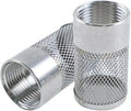 Dia Hose Inlet Suction Strainer Filter, Stainless Steel Water Pump Filter for Garden Irrigation, High Pressure Water Pump, Sprayer & Plumbing Systems (2Pcs 30mm)